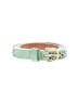 Unbranded 100% Leather Green Leather Belt Size 35 waist - photo 1