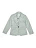 Lola + The Boys 100% Cotton Chevron-herringbone Gray Blazer Size 4 - photo 1