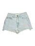 American Apparel Blue Denim Shorts Size 27 waist - photo 1
