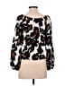 MICHAEL Michael Kors 100% Silk Black Long Sleeve Silk Top Size S - photo 2