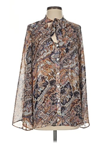 Show Me Your Mumu Long Sleeve Blouse (view 1)