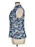 Tahari by ASL 100% Polyester Blue Sleeveless Blouse Size XL - photo 5