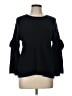 Tory Burch Black Wool Pullover Sweater Size L - photo 1