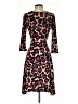 Leota Animal Print Purple Cocktail Dress Size XS - photo 2