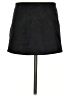 Zara Solid Black Casual Skirt Size XS - photo 2
