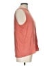 Theory Orange Sleeveless Blouse Size L - photo 4