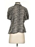 Calvin Klein 100% Polyester Animal Print Black Short Sleeve Blouse Size S - photo 2