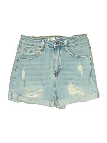 Wax Jean Denim Shorts (view 1)