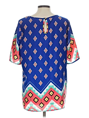 Moa U.S.A. Short Sleeve Blouse (view 2)
