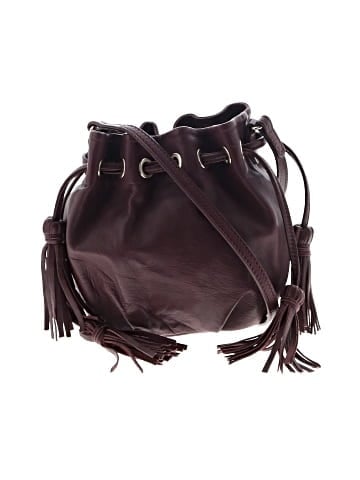 Topshop Leather Bucket Bag (view 1)