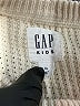 Gap Kids 100% Cotton Solid Ivory Pullover Sweater Size 12 - 13 - photo 3