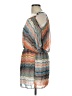 Trac 100% Polyester Chevron-herringbone Orange Casual Dress Size L - photo 5
