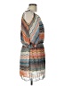 Trac 100% Polyester Chevron-herringbone Orange Casual Dress Size L - photo 4