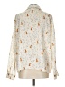 ASOS 100% Polyester Animal Print Ivory Long Sleeve Blouse Size 10 - photo 2
