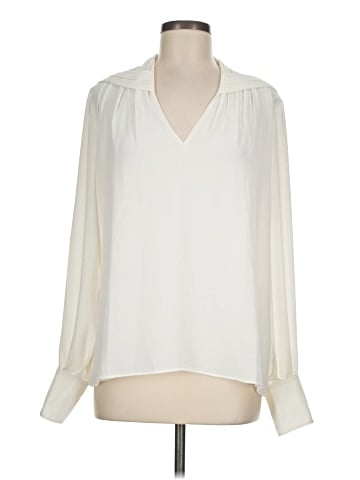 White House Black Market Long Sleeve Blouse (view 1)