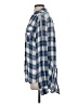 Sam Edelman 100% Rayon Plaid Blue Long Sleeve Blouse Size S - photo 5