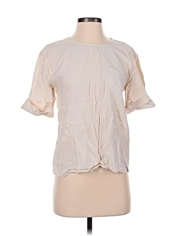Marc by Marc Jacobs Short Sleeve Silk Top (view 1)