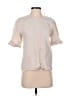 Marc by Marc Jacobs 100% Silk Ivory Short Sleeve Silk Top Size XS - photo 1