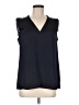 Banana Republic 100% Polyester Black Sleeveless Blouse Size M - photo 1