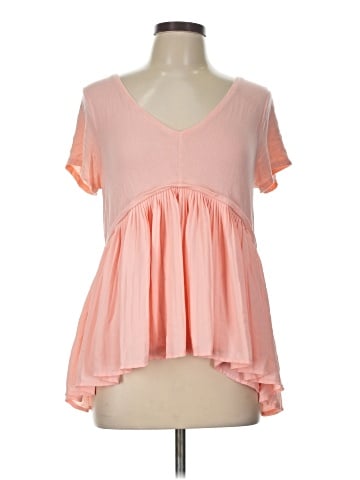 Kaari Blue Short Sleeve Blouse (view 1)