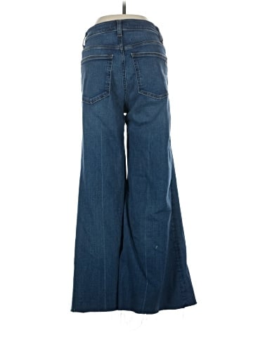 Madewell Flared Wide-Leg Crop Jeans in Pelion Wash (view 2)