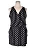 White House Black Market Print Black Romper Size 14 - photo 1
