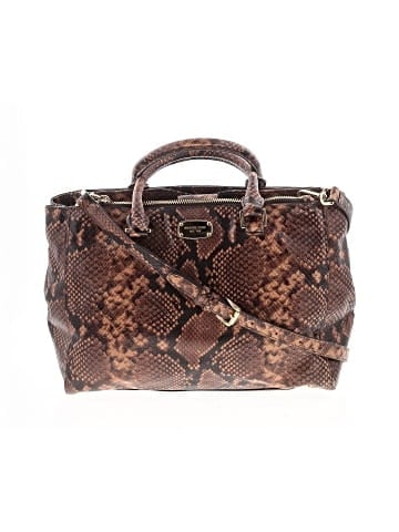 MICHAEL Michael Kors Leather Satchel (view 1)