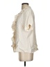 Anne Carson Ivory Short Sleeve Blouse Size S (estimated) - photo 5