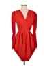 ASOS 100% Polyester Red Cocktail Dress Size 2 - photo 1