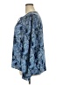 Joie 100% Polyester Paisley Blue Long Sleeve Blouse Size XXL - photo 5