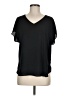 Ann Taylor LOFT 100% Polyester Black Short Sleeve Blouse Size M - photo 1