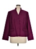 Anne Klein 100% Polyester Purple Blazer Size 16 - photo 1
