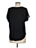 Ann Taylor LOFT 100% Polyester Black Short Sleeve Blouse Size M - photo 2