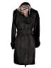 Burberry 100% Polyester Black Trenchcoat Size 2 - photo 2