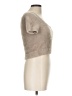 Forever 21 100% Nylon Tan Short Sleeve Turtleneck Size L - photo 4
