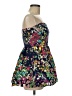 Bailey Blue Floral Blue Cocktail Dress Size M - photo 4