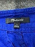 Madewell 100% Linen Solid Blue Shorts Size 4 - photo 3