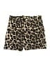 Zara Basic Animal Print Gold Shorts Size M - photo 2