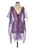Sunsets 100% Polyester Purple Swimsuit Cover Up Size S - photo 1