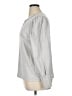 Ann Taylor LOFT 100% Cotton Solid Gray Silver Pullover Sweater Size XL - photo 5