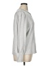 Ann Taylor LOFT 100% Cotton Solid Gray Silver Pullover Sweater Size XL - photo 4