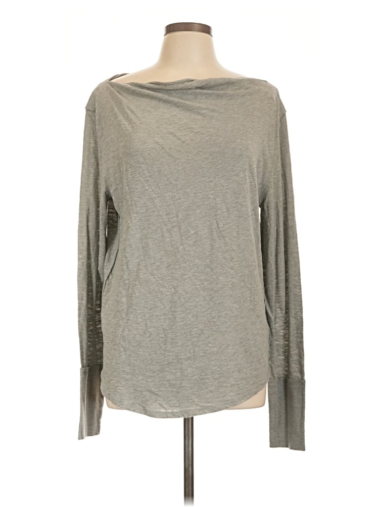 Pre-owned We The Free Long Sleeve T-shirt In Gray