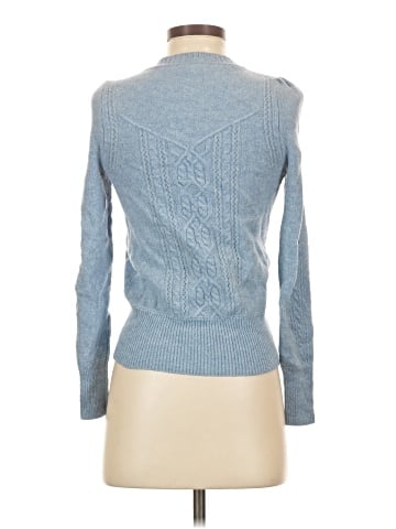 Aqua Cashmere Pullover Sweater (view 2)