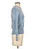 Aqua 100% Cashmere Blue Cashmere Pullover Sweater Size S - photo 4