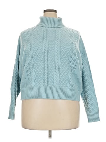 ELOQUII Turtleneck Sweater (view 1)
