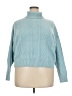 ELOQUII Teal Turtleneck Sweater Size 22 Plus - photo 1