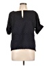 W by Worth Black Short Sleeve Blouse Size 2 - 4 - photo 1