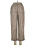 Unbranded 100% Polyester Stripes Gold Silver Casual Pants Size L - photo 2