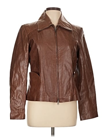 Black Rivet Leather Jacket (view 1)