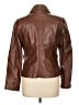 Black Rivet 100% Leather Brown Leather Jacket Size L - photo 2